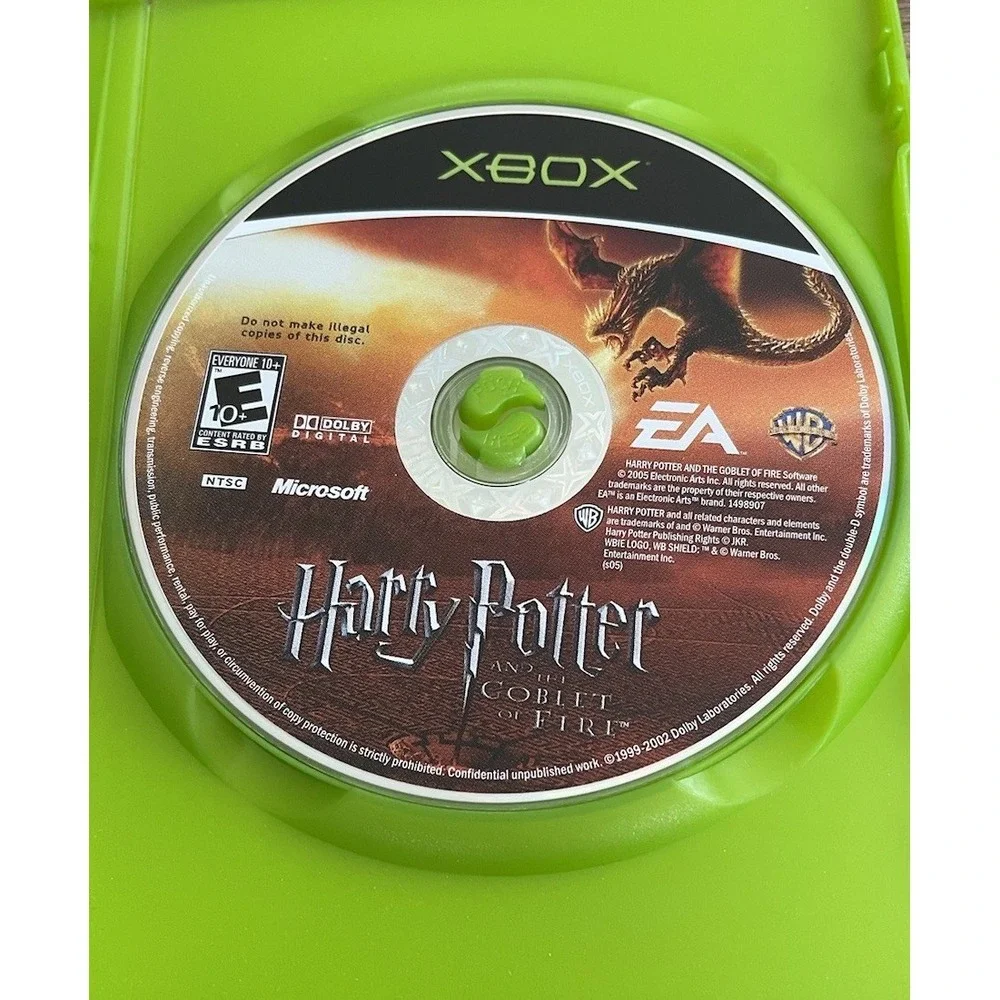 Harry Potter and the Goblet of Fire (Microsoft Xbox, 2005) With Manual